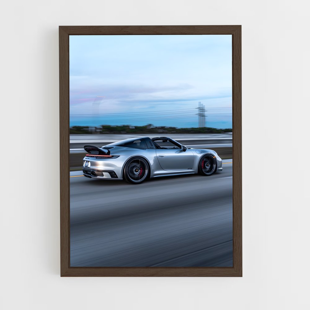Poster targa magnifique – affiche Porsche (vue 5)